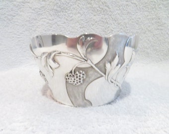 Superbe bol (sucrier) argent 950 Minerve style art nouveau orfèvre E Puiforcat Magnificent French 950 silver (sugar ?) bowl