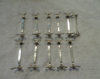 Set De 9 Porte-couteaux CHRISTOFLE Style Louis XIV - Argentés - Art De La Table - 1920