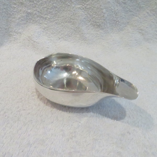 Rare tasse à nourrisson argent anglais Londres 1761 orfèvre W Justis ? Rare 18th c English sterling silver (925 1000) pap boat