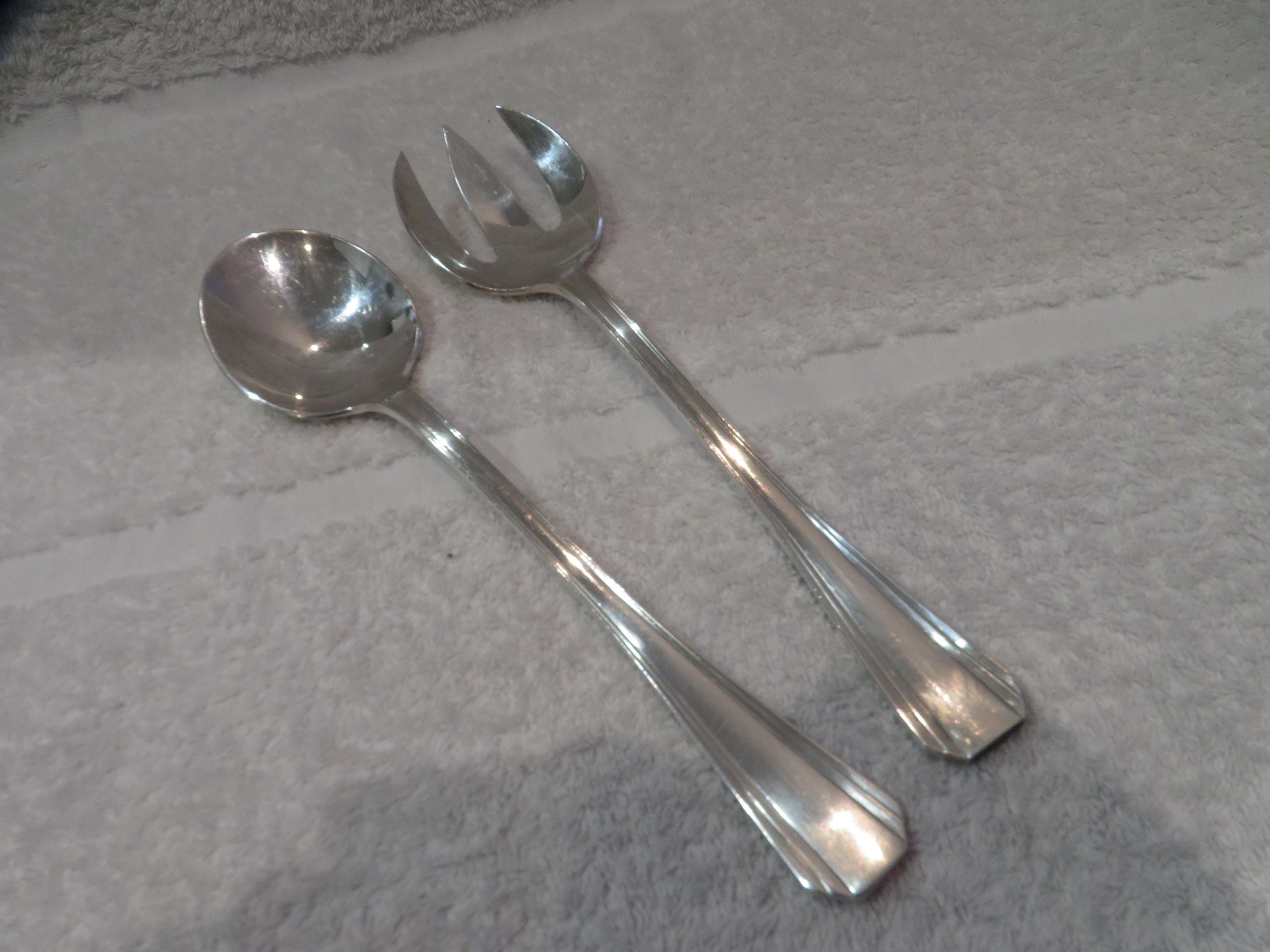 クリストフル シルバープレート サラダサービングセット ボレアル