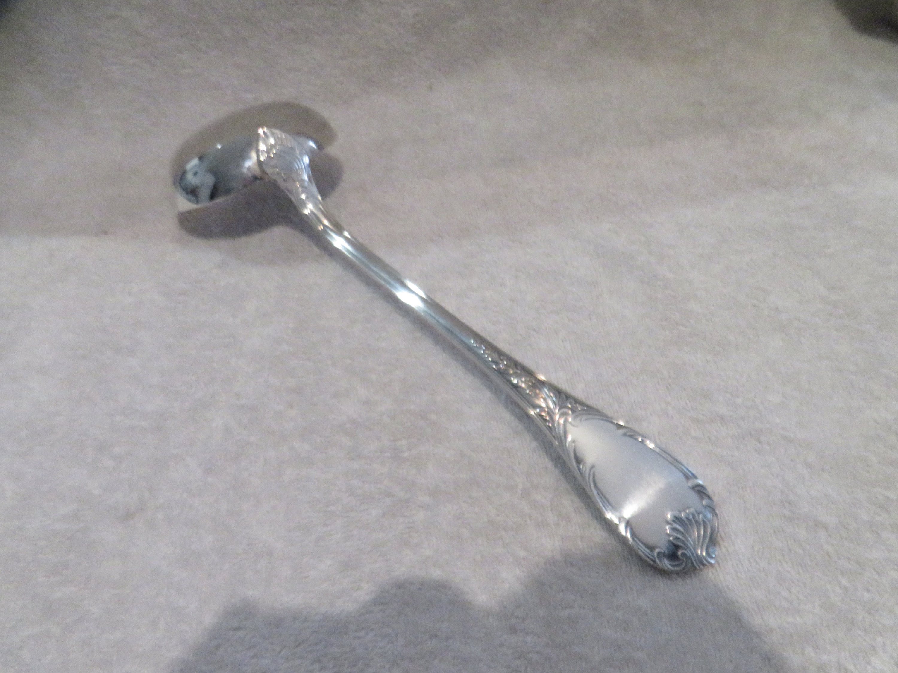 シルバーメタルスープレードル 金細工師 クリストフルモデル マルリー