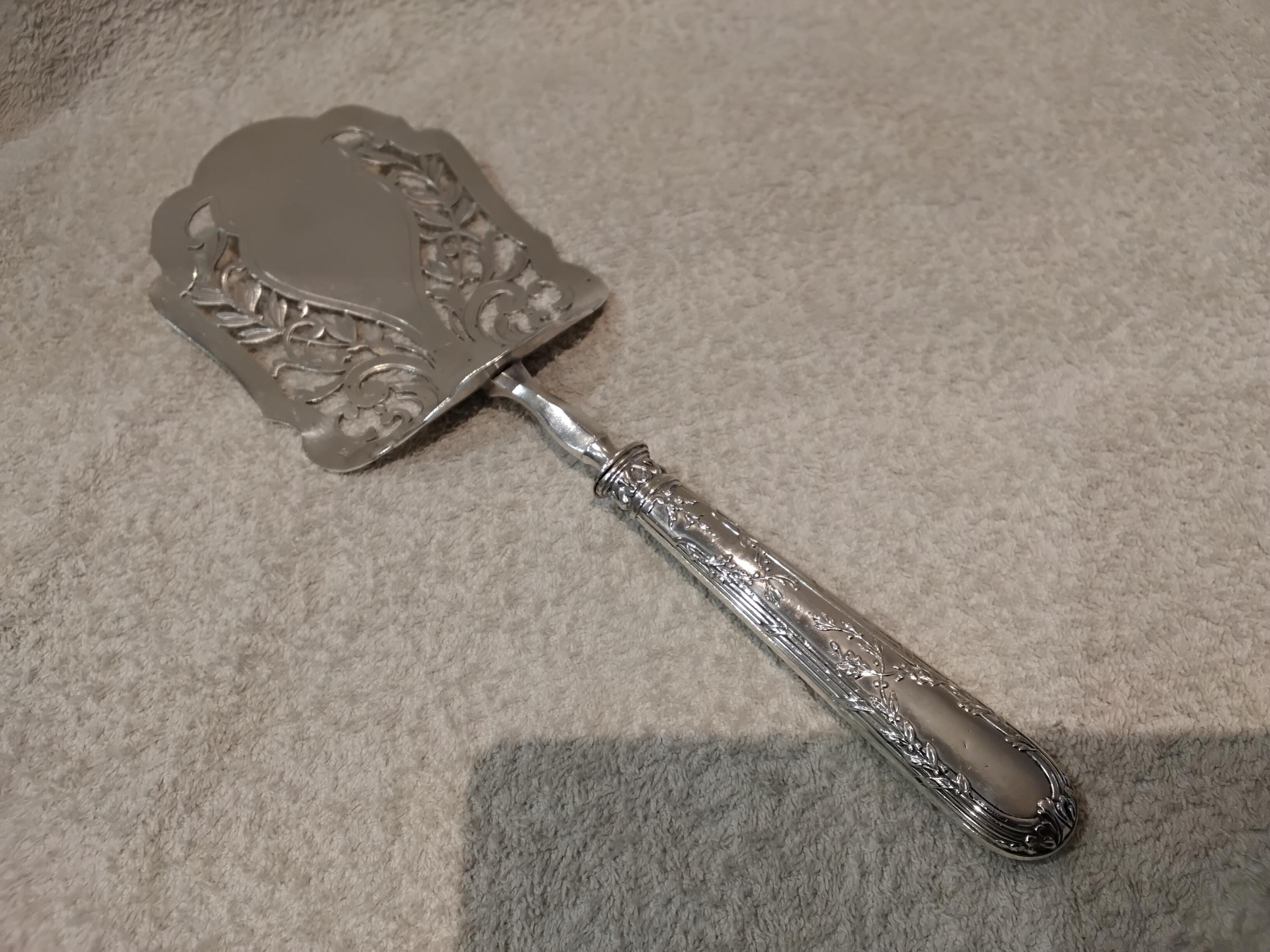 Asparagus Server With 950 Silver Handle, Minerva Style, Louis XVI