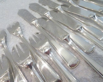 Service à Poisson Manche Argent 950 Minerve St Louis XVI Orfèvre