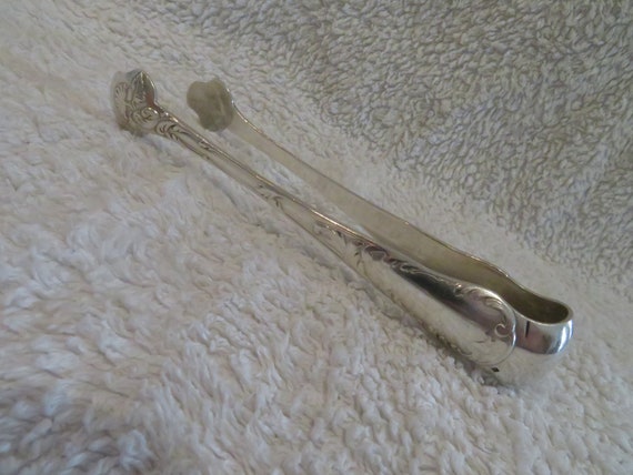 Pince à Sucre Christofle Delafossé – Métal Argenté – Orfèvrerie Française – 12,5 Cm – Occasion