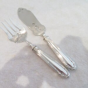 Puiforcat ／Service à poisson Service à poisson manche argent 950 Minerve st Louis XVI orfèvre