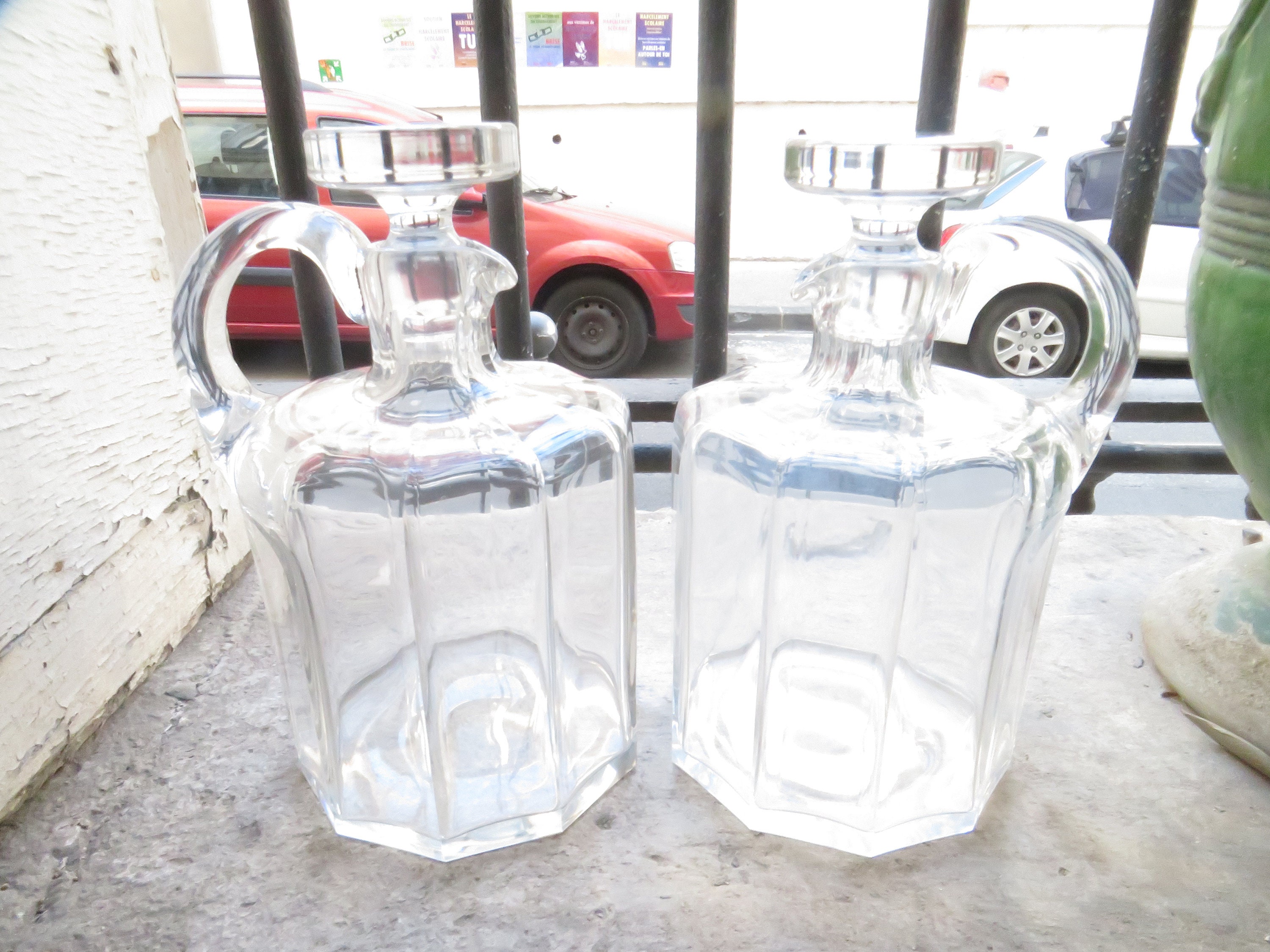 Decanter Per Whisky In Vetro 3L - Caraffa Elegante Con Tappo In Sughero, Per Bar E Regali - Foto 6
