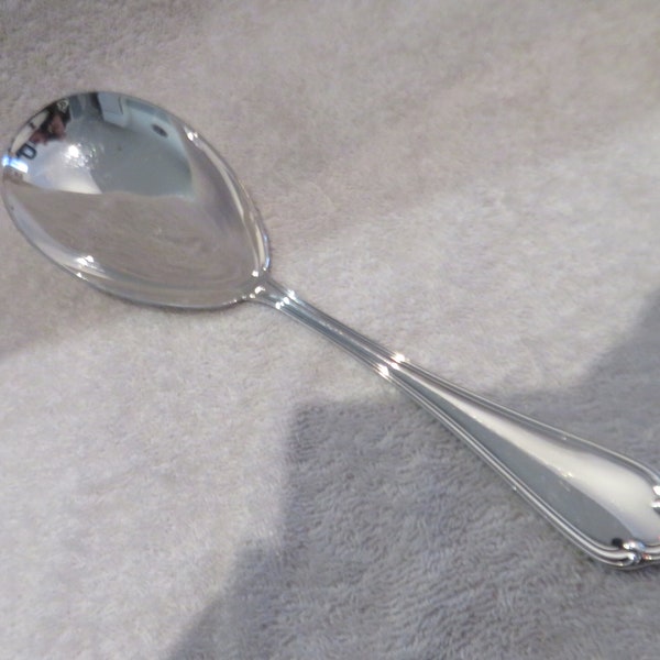 Pelle à servir le riz métal argenté orfèvre Ercuis modèle Sully Vintage French silver-plated rice server 25,7cm