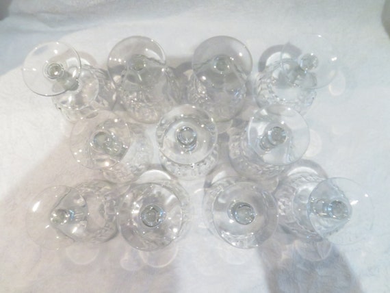 11 Coupes à Champagne En Cristal BACCARAT - Modèle ? - Vendu à La Pièce - Très Bon état
