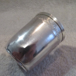 silver timpani 950 Minerva decor small rocaille frieze 1900 French 950 silver baby cup 14cl