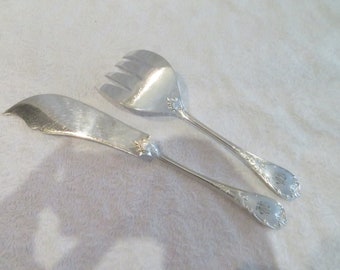 Lot De 12 Fourchettes à Gâteau ERCUIS - Métal Argenté - Modèle Russe - Fabriqué En France
