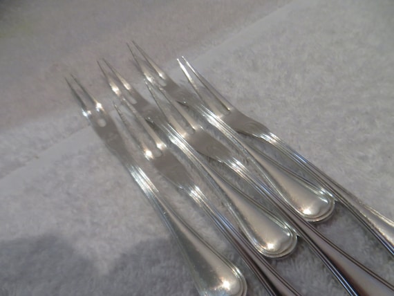 6 銀メッキ カタツムリ フォーク スレッド付きモデル 金細工師