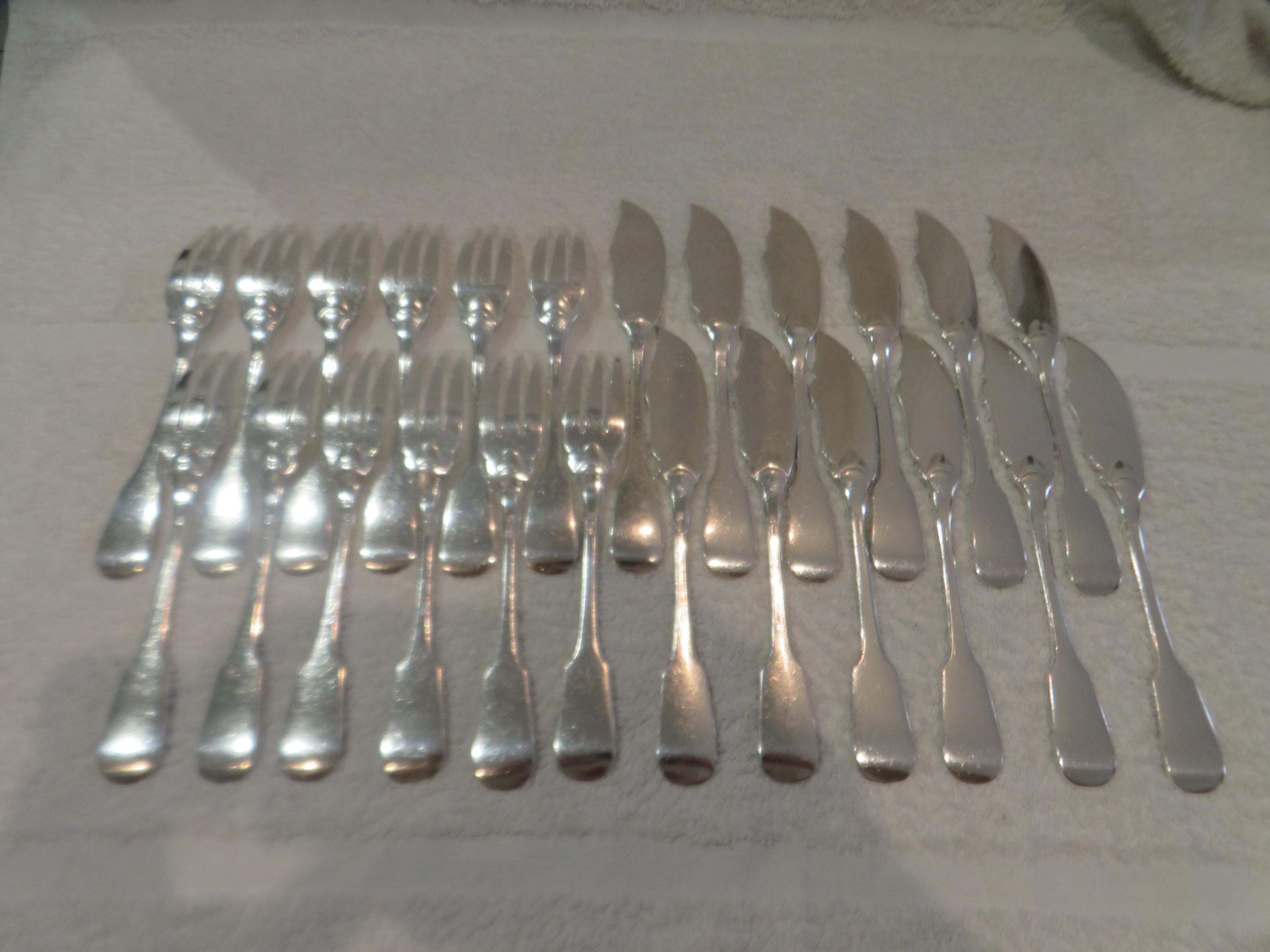 Ménagère 24 Pièces Métal Argenté - Orfèvre BOULENGER Paris - État Neuf