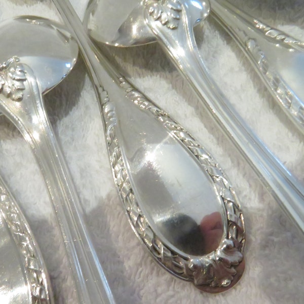 5 couverts de table argent 950 Minerve style Louis XVI orfèvre Ravinet 1910 French 950 silver 10p dinner cutlery set