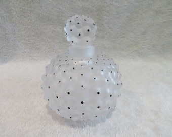 Flacon à parfum cristal Lalique modèle Cactus vintage french crystal perfume bottle Lalique France Cactus model size 1