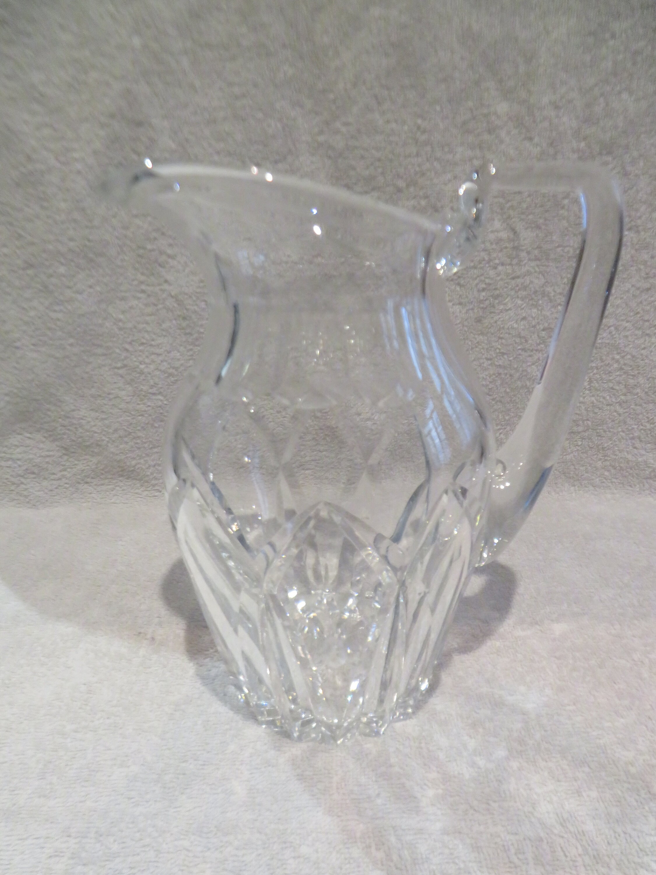 Broc crystal water pitcher Saint Louis model French Camargue crystal water pitcher h 21cm