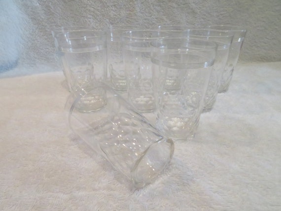 【希少本】Old Baccarat : Tableware VINTAGE BACCARAT CRYSTAL Glasses, 6 Michelangelo Pattern