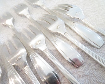 12 fourchettes à huitres en métal argenté orfèvre SFAM | eBay
