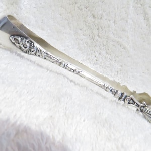 Silver clip 800 Boar Russian style foliage decoration 1900 French 800 silver sugar thongs russian style foliages decoration