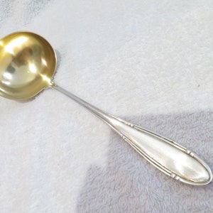 Louche à creme ou dessert argent 800 Allemagne style art deco 1930 German 800 silver cream or dessert ladle L 18,8cm