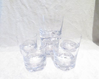 6 whiskyglazen 30cl Daum kristal model Blanzey Vintage Franse kristallen whiskybekers h 9.2cm