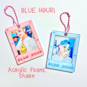 Blue Acrylic Frame Charm