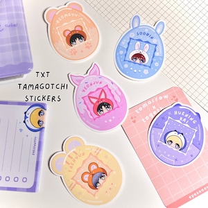Cute Tama gotchi sticker Pack