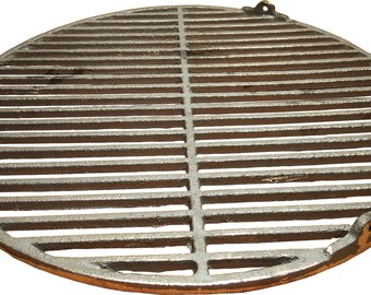 Fonte Ronde BBQ GRILL Diamètre de la grille 21,25 pouces (54cm) Grille de charbon de bois