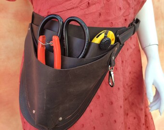 Florist tool belt,florist belt,leather holster bag,tool holster,leather pocket belt, leather holster belt,Every Day Carry