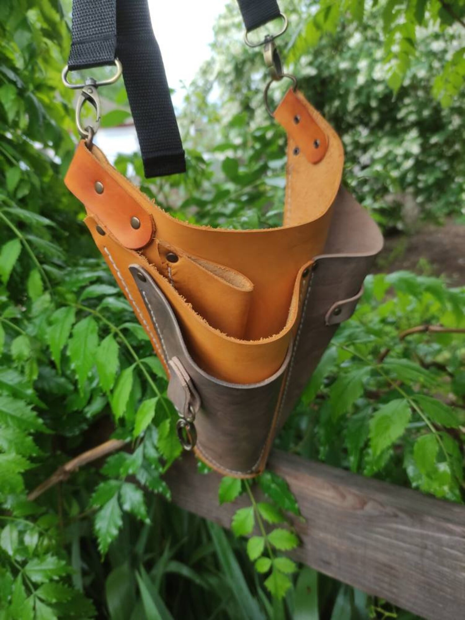 Florist tool belt Exclusive print EcoPrint florist garden Etsy