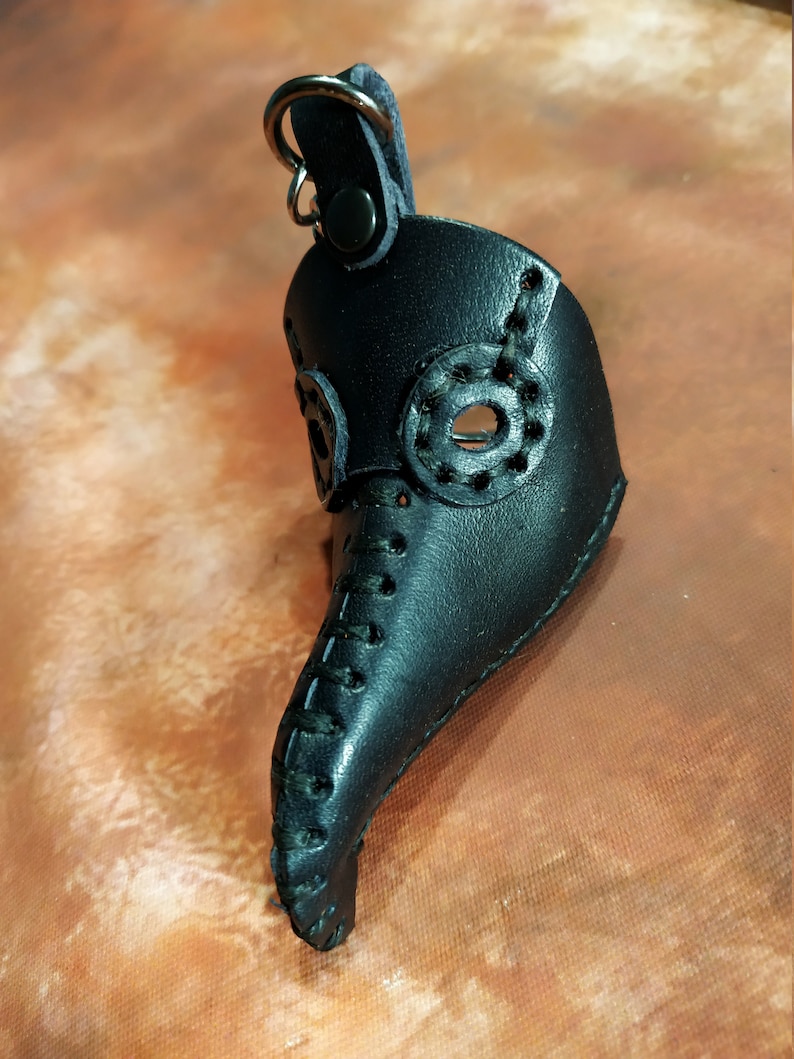 Tiny Plague Doctor Mask Keychains Plague Doctor Costume Plague Doctor Mask Key Chain