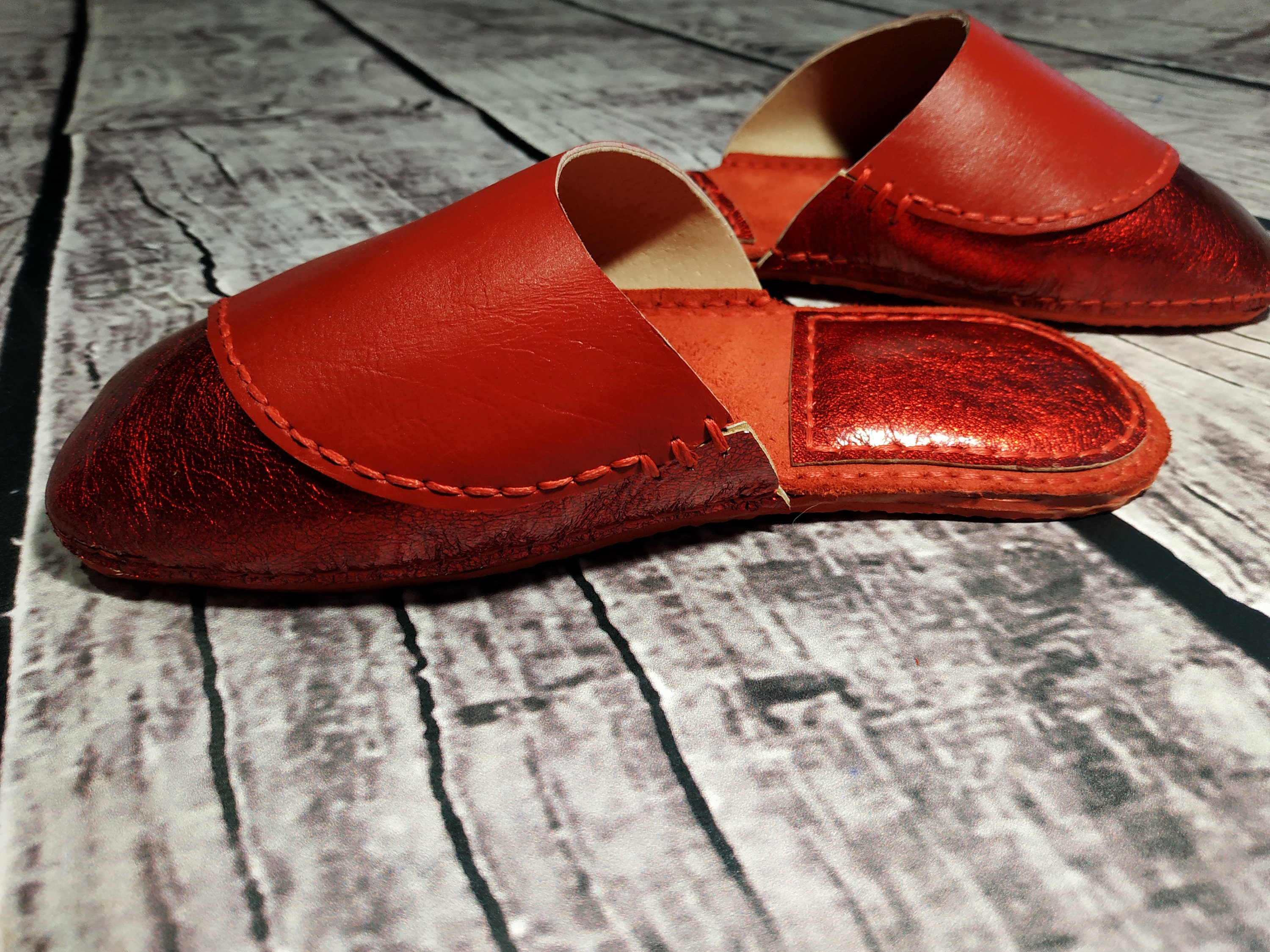 handmade female slippers
