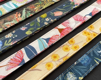 Floral Australiana Lanyard: Native Flowers & Birds