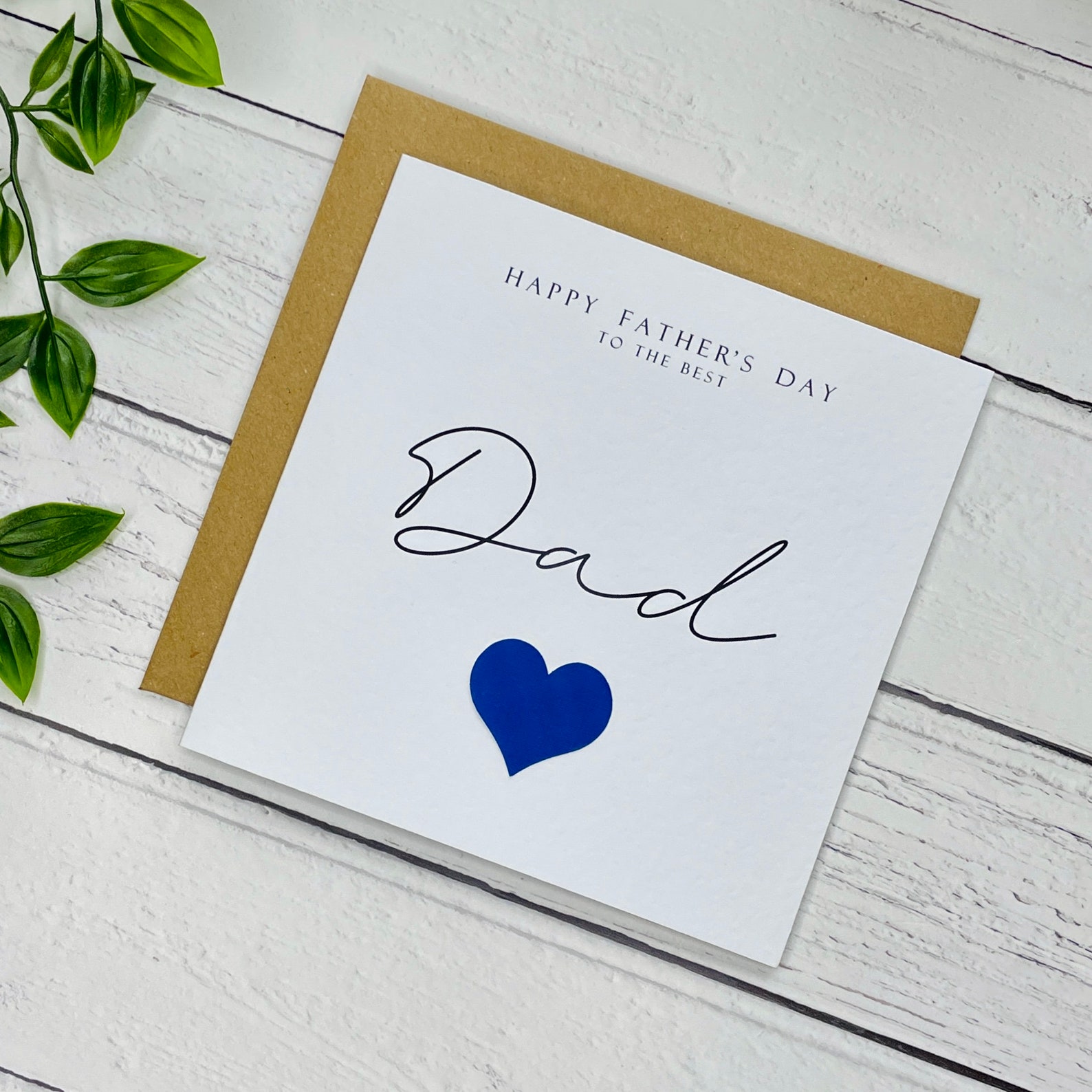 Personalised Happy Father's Day Card Fathers Day Card Etsy UK