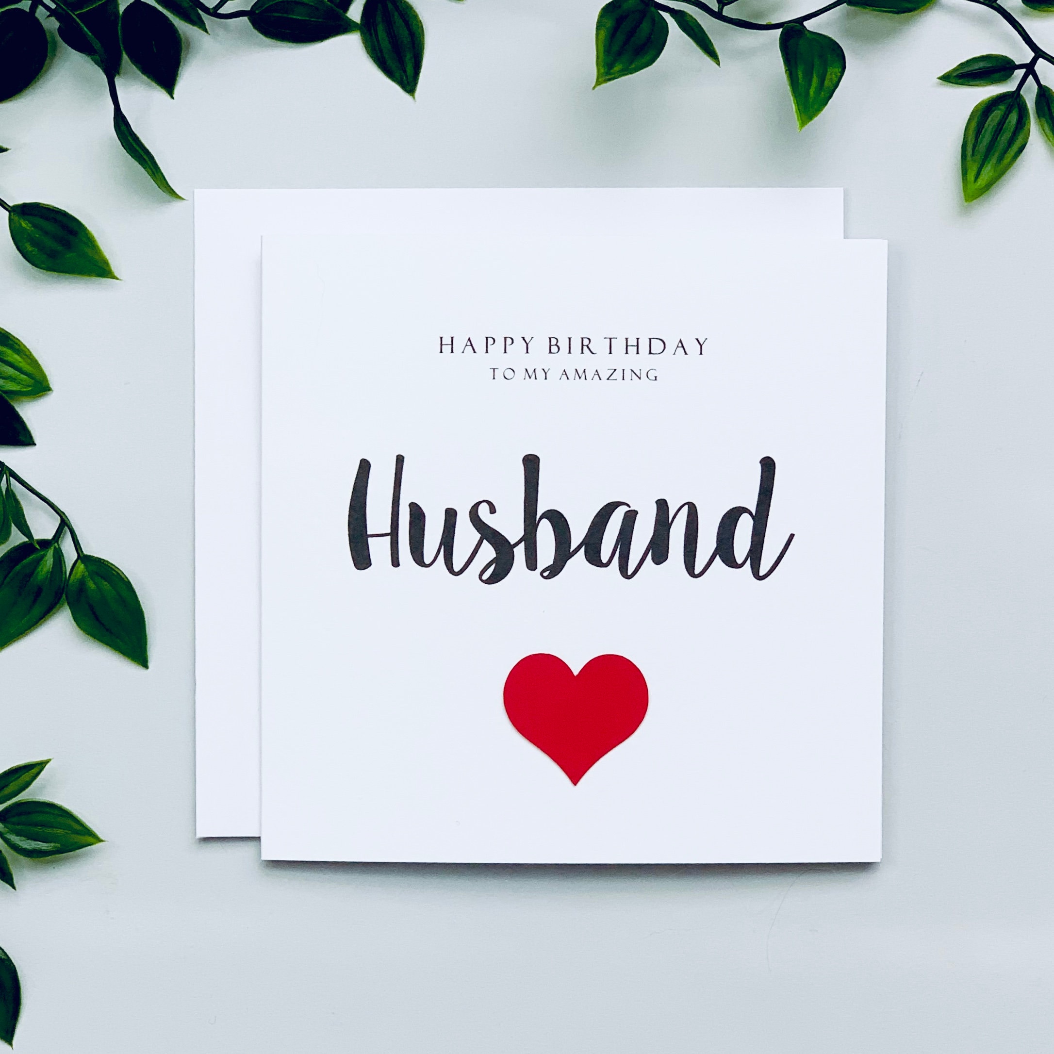 Personalised Happy Birthday to my amazing Husband card Hubby | Etsy