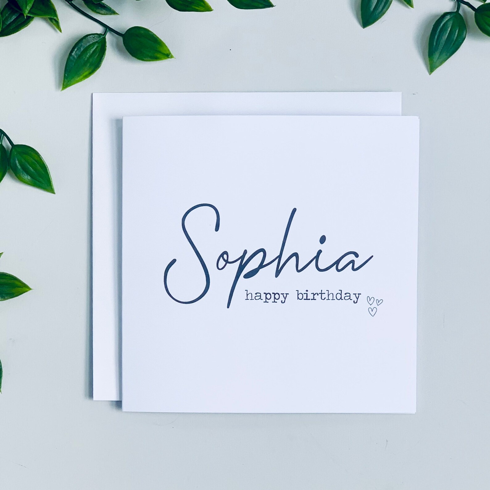 Personalised Birthday card Name card Happy Birthday card Etsy