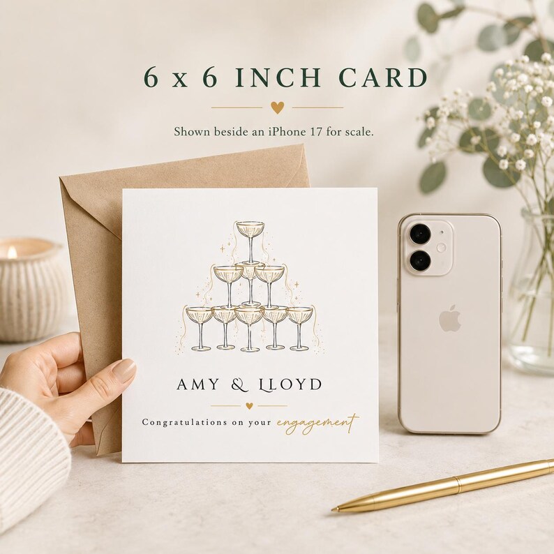 Wife Birthday Card • Floral Birthday Card for Her • Personalised Gift for Wife • Luxury Card from Husband • I Love You Card bild 8