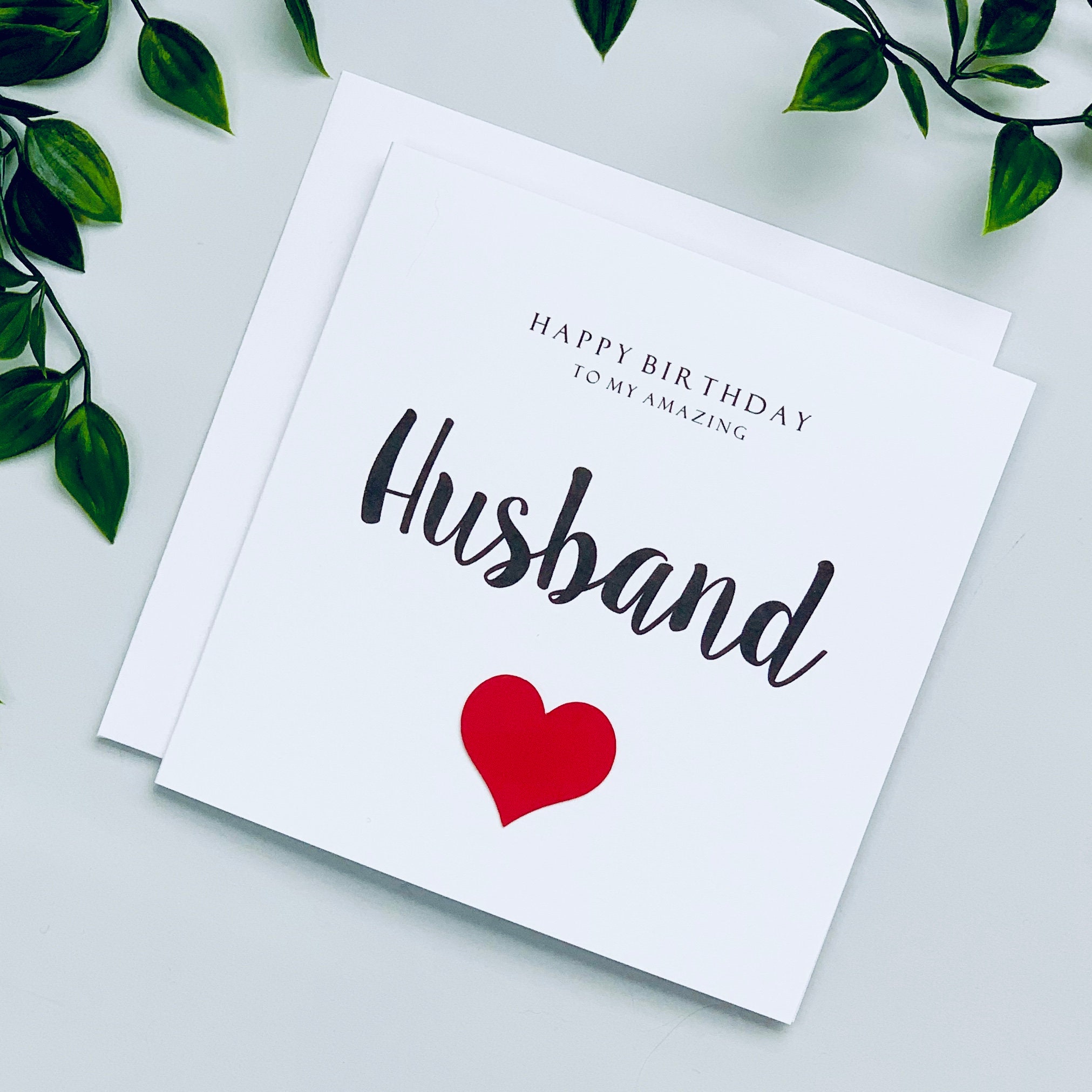 Personalised Happy Birthday to my amazing Husband card Hubby | Etsy