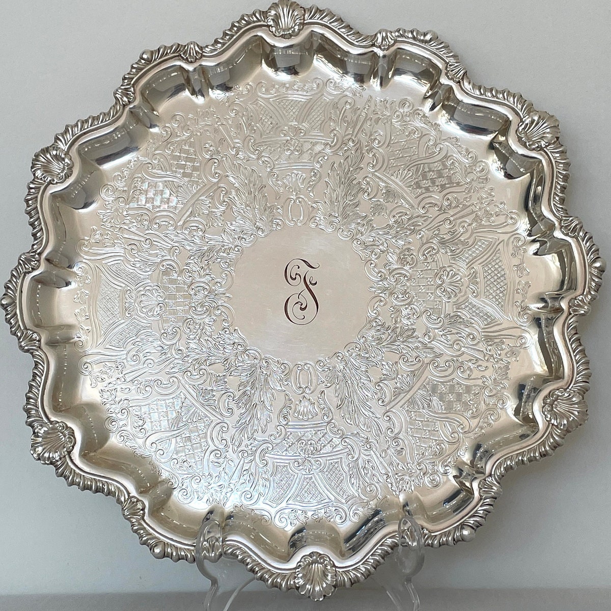 BARKER ELLIS England Silver Plated Tray - Etsy