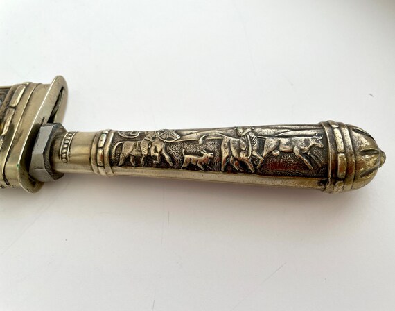La Movediza Exquisite Gaucho Knife Argentina Silver From the