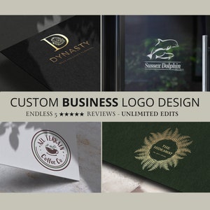 Logo Business Design - Custom Logo Design - Estate Agents, Hairdressers, Restaurant Logo - COMPLETELY CUSTOM!
