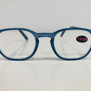 Designer Magnified Reading Glasses Blue 3869
