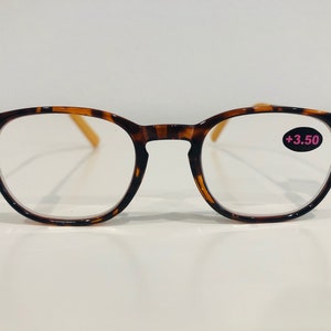 Designer Magnified Reading Glasses Brown 3869
