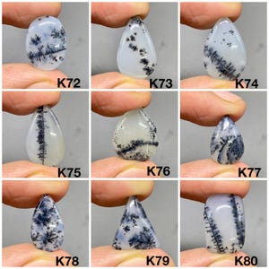 Dendriten-Opal-Cabochon, Dendriten-Achat-Cabochon, Dendriten-Moosopal-Cabochon, Landschafts-Achat-Cabochon, bitte wählen Sie aus oben...