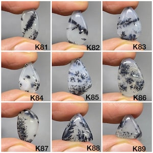 Dendriten-Opal-Cabochon, Dendriten-Achat-Cabochon, Dendriten-Moosopal-Cabochon, Landschafts-Achat-Cabochon, bitte wählen Sie aus oben...