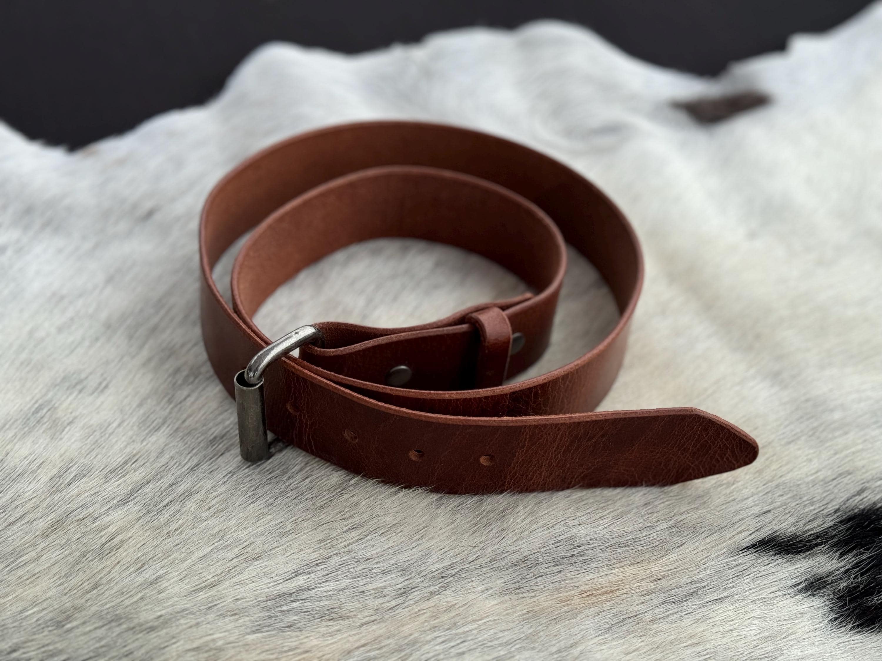 WATER BUFFALO LEATHER BELT