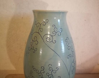 Vase, ceramic vase, flower vase, clay vase