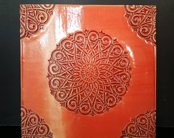 Wall tile, floor tile, coasters with oriental ornaments