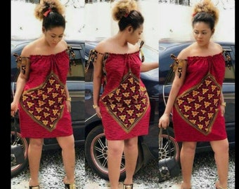 ankara short gowns for ladies