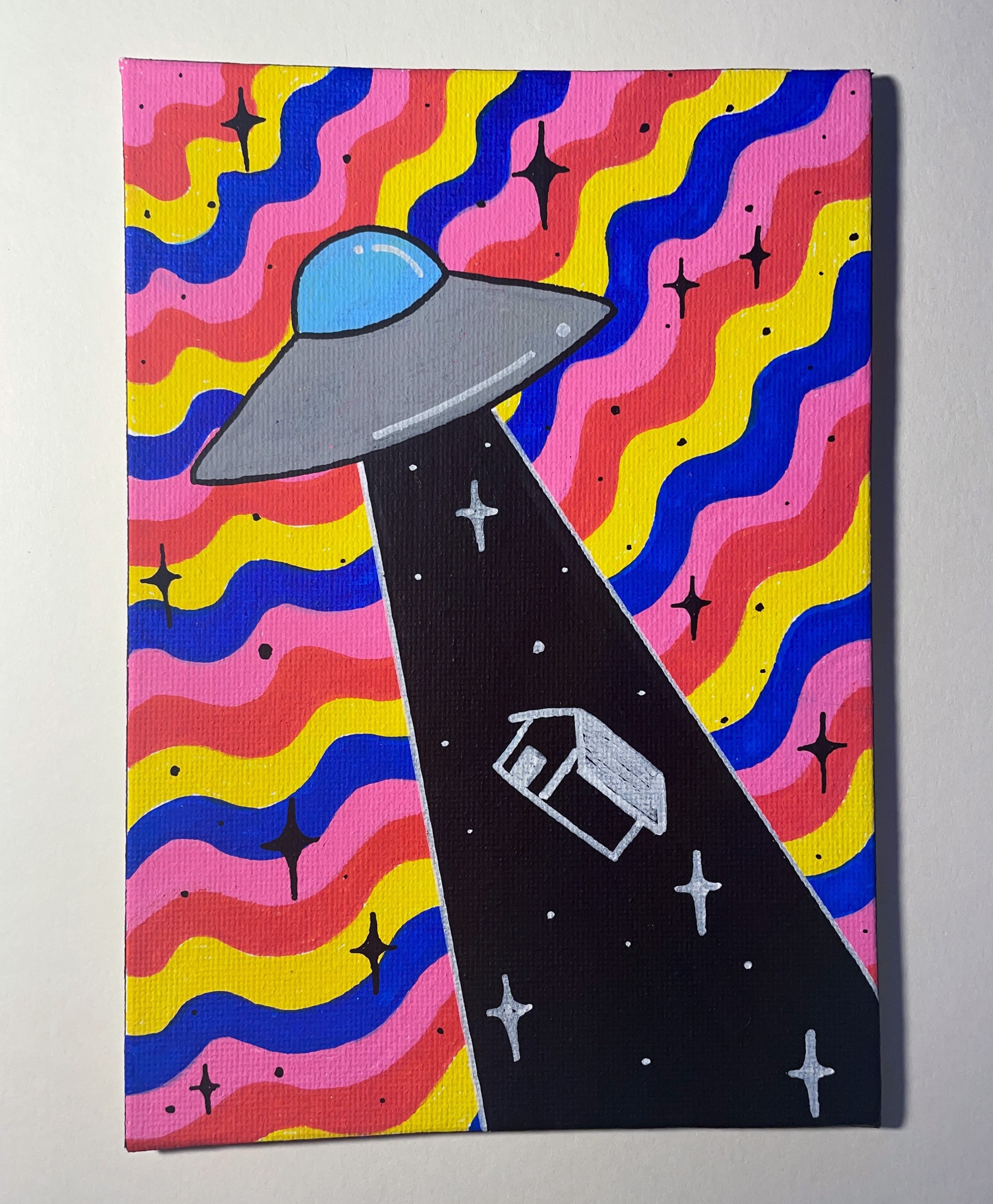 Little House/ Trippy Posca Pen Drawing - Etsy UK