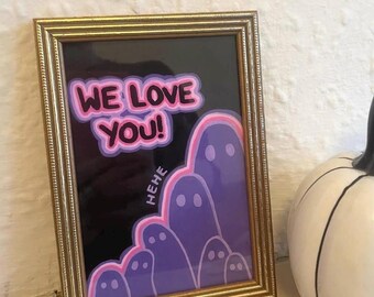 Wobbly Ones/ positive quote framed ornament